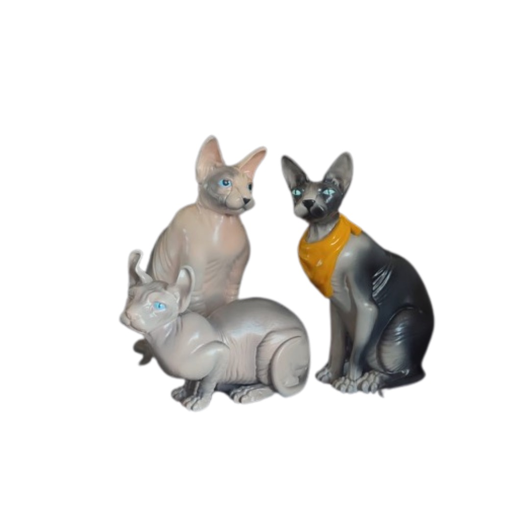 Réplica fotorrealista de mascota 3D