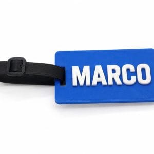 Etiqueta maleta nombre 3D personalizada