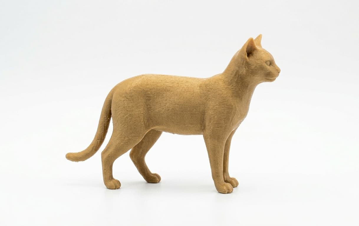 Figura 3D de gato personalizada
