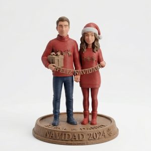 Figura Navidad personalizada 3D