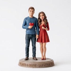 Figura San Valentín personalizada 3D