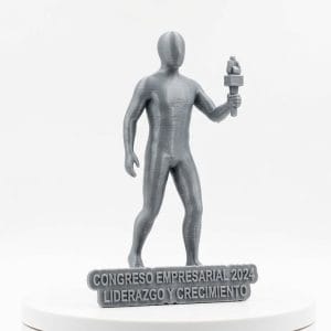 Figura conmemorativa de evento empresarial