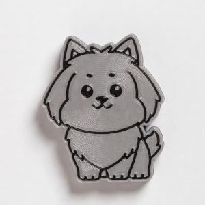 Imán para nevera con figura de mascota 3D