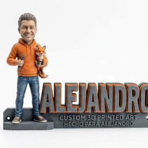 Lámina decorativa nombre 3D personalizado