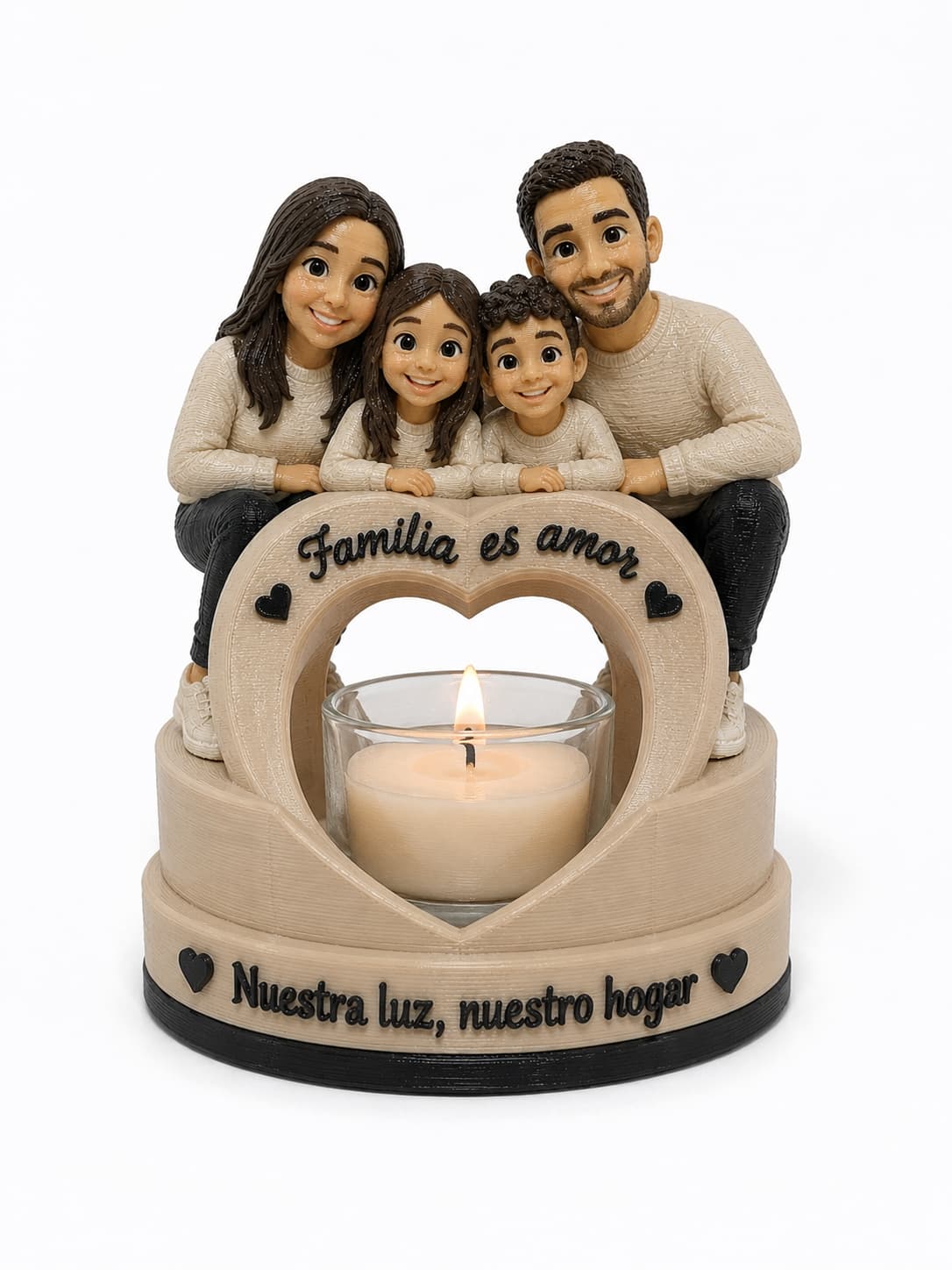 Porta velas personalizado 3D