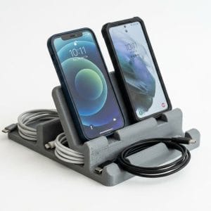 Soporte múltiple para cable y móvil 3D