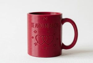 Taza San Valentín personalizada 3D