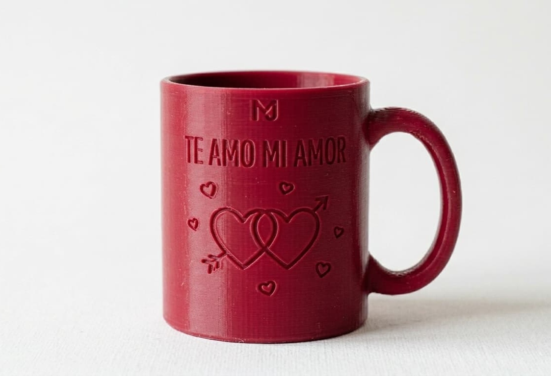 Taza San Valentín personalizada 3D