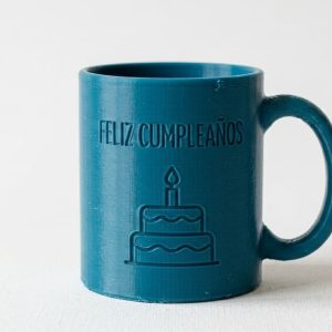 Taza cumpleaños personalizada 3D