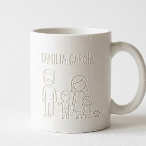 Taza familia personalizada 3D