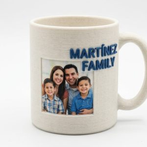 Taza personalizada con foto y relieve 3D