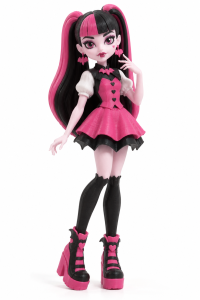 Draculaura muñeca en 3D